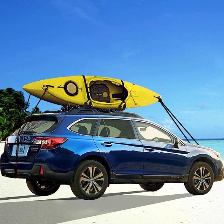 2 Pair Canoe Boat Kayak Roof Rack Car SUV Truck Top Mount Carrier J Cross Bar 