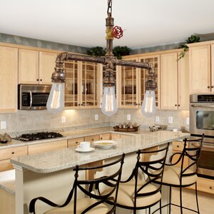 3-Light Kitchen Island Pendant