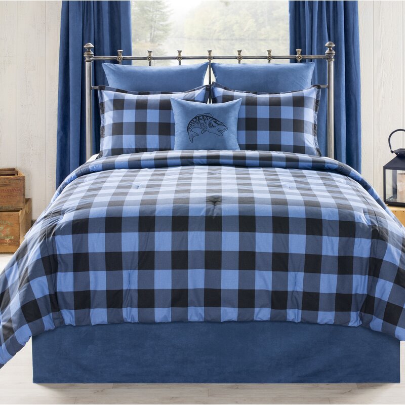 Loon Peak Vanburen Still Lake Cabin And Lodge Comforter Set Wayfair