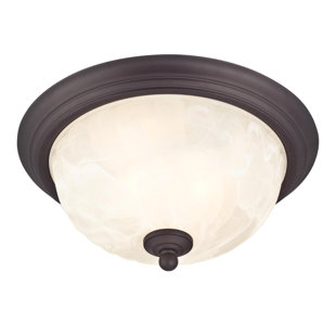 Alabaster Flush Mount Wayfair