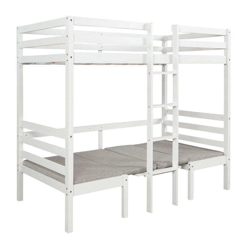 Isabelle Max Bain Twin Loft Bed With Desk And Drawers Reviews Wayfair