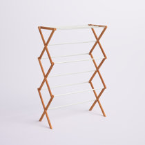 Freely stretching Dual-bar Vertically Stand Clothes Rack Shoe Drying Shelf Steel 