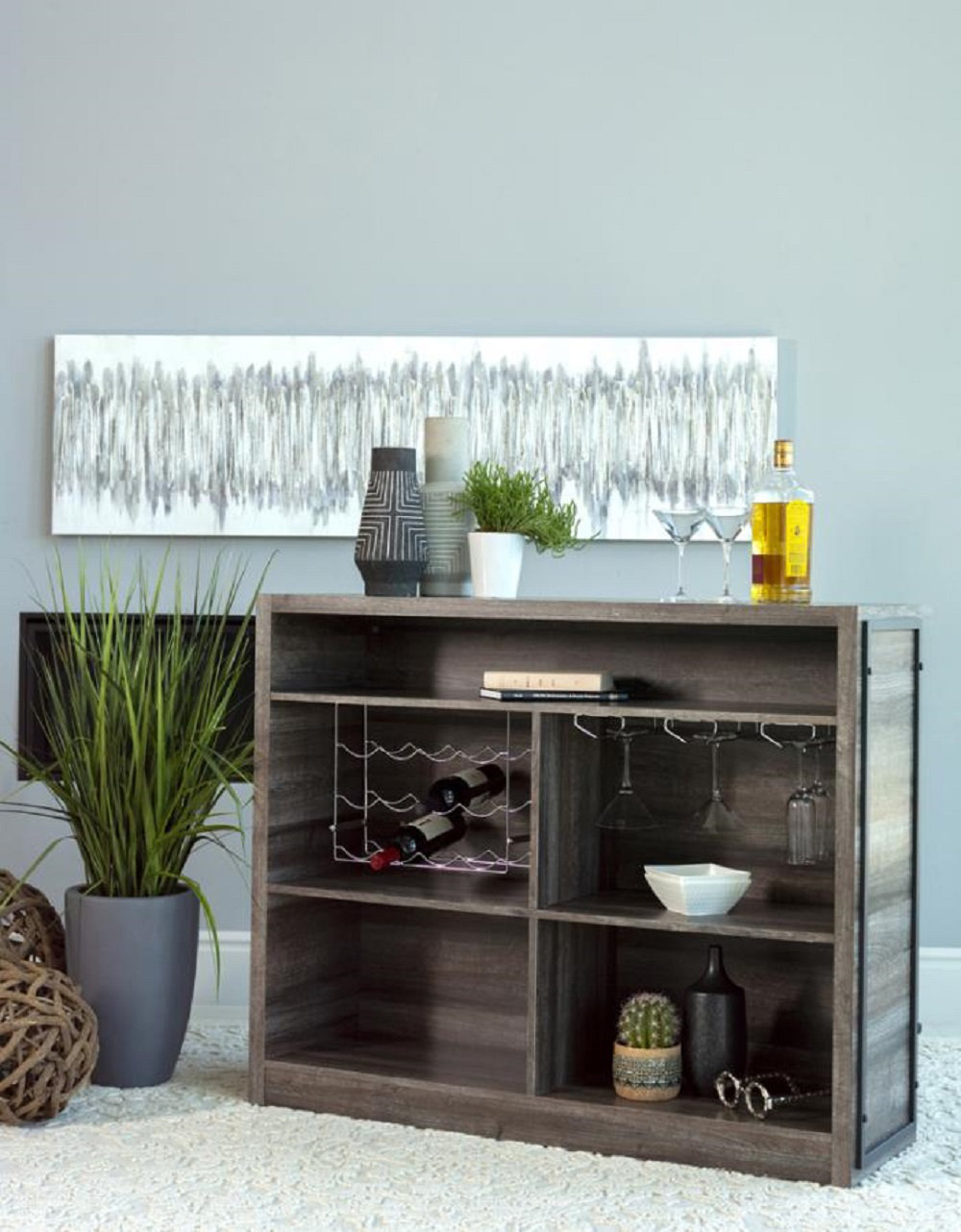 wine storage sideboard on Foundry Select Felicia Bar With Wine Storage Wayfair