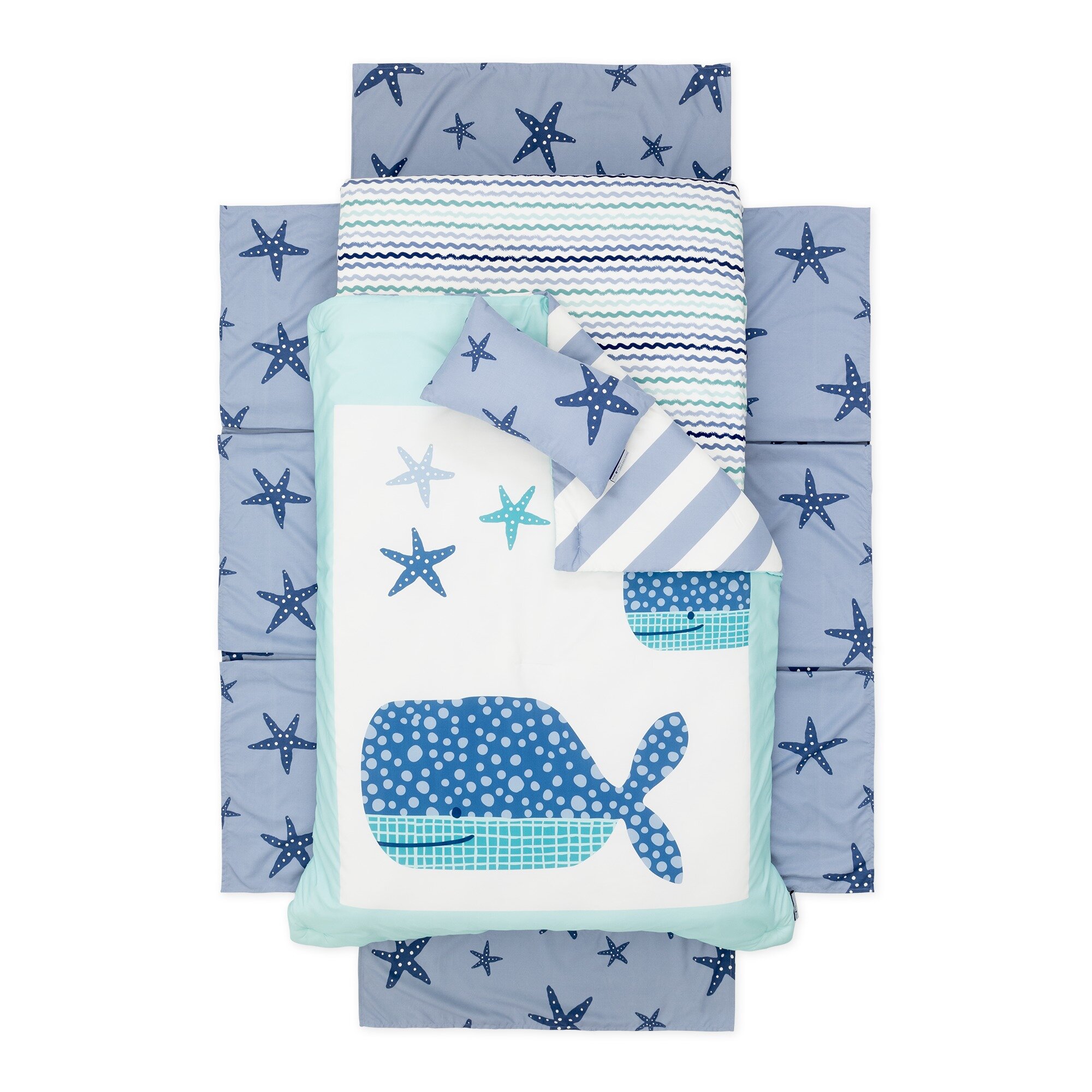 Mack Milo Abagail Whale 4 Piece Baby Crib Bedding Set Reviews