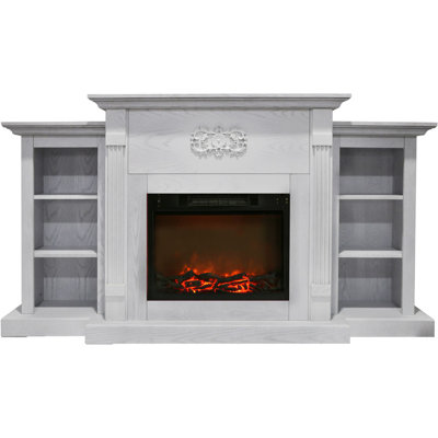Dimmick Electric Fireplace Alcott Hill Finish White