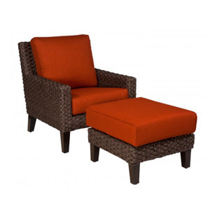 Go to store & view more images Mona Ottoman with Cushion by Woodard