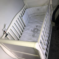jonathan sleigh cot bed with mattress