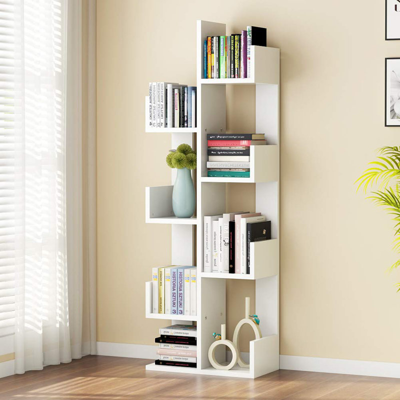 Latitude Run Holli Tree Geometric Bookcase & Reviews Wayfair.ca