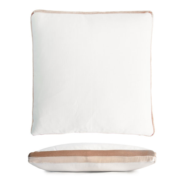 Kevin O Brien Studio Double Tuxedo Linen Throw Pillow Wayfair