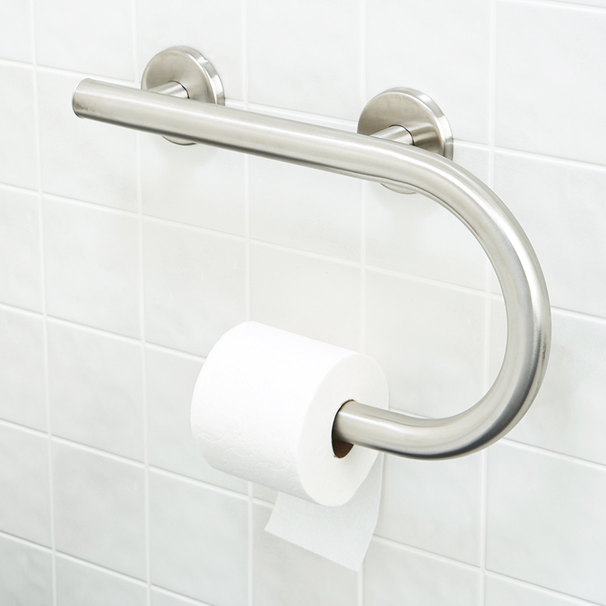 Life Line Toilet Paper Holder Grab Bar / Size 17" W, Orientation Right & Reviews Wayfair