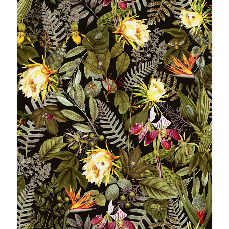 Mistana Gatsby Tropical Flowers 16 5 L X 20 5 W Peel And Stick