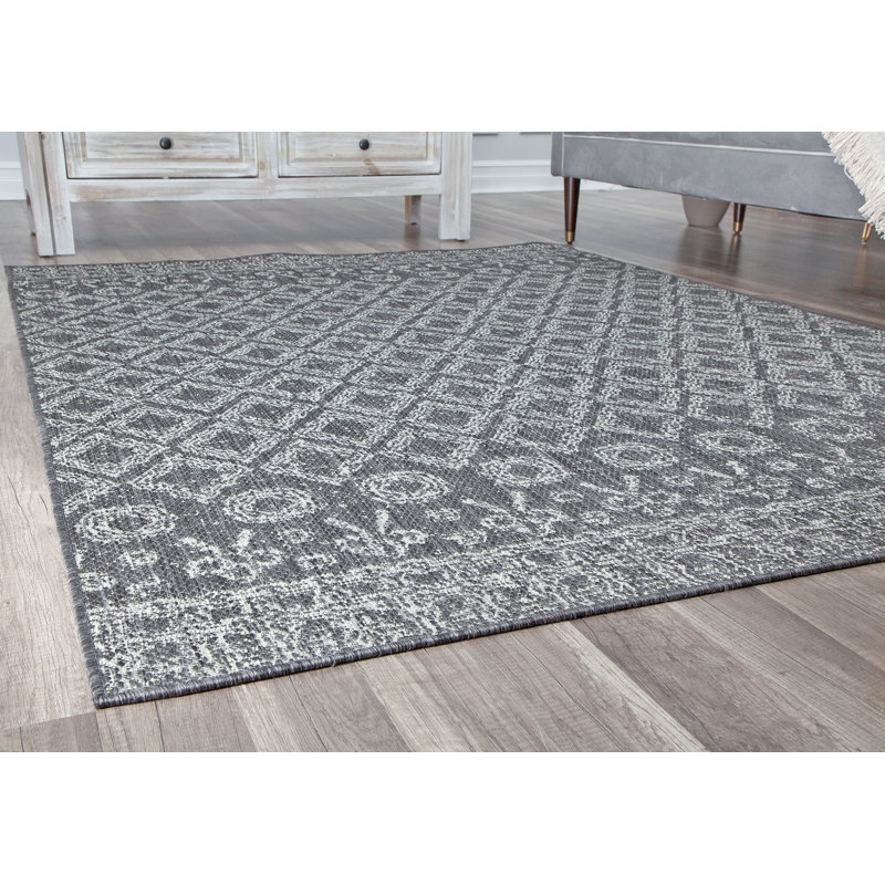 Veranda Power Loom Gray Rug Joss Main