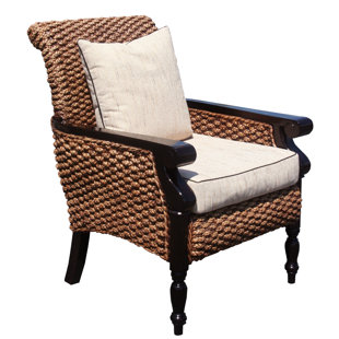 Go to store & view more images Chic Teak Water Hyacinth Milan Armchair