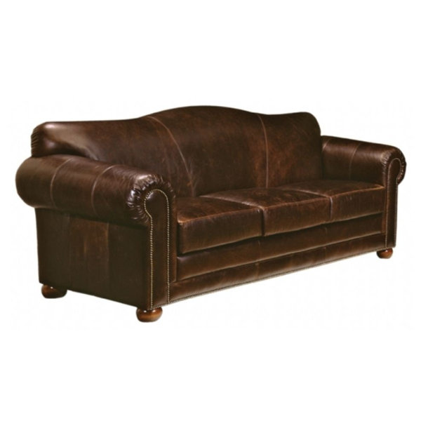 Maroon Leather Sofa Wayfair