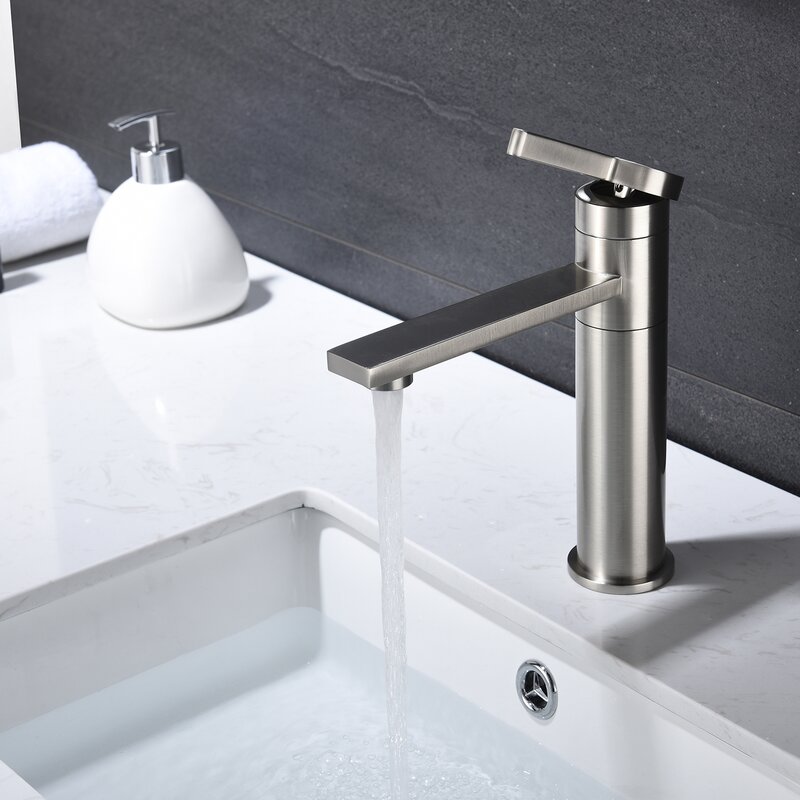 Bathroom Basin Faucet Single Handle Lavatory Faucet Mixer Vessel Sink Faucet, Heightening 360-Degree Rotating Water Countertop Bathroom Water-Saving Faucet