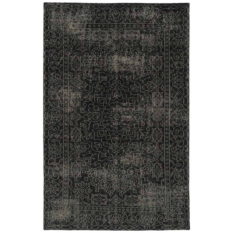 Knotted Earth Handmade Hand-Knotted Wool Brown Rug