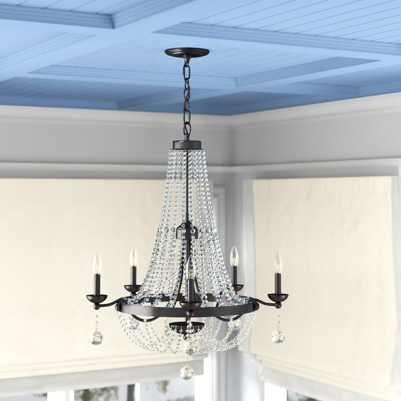 Moreell 5 - Light Dimmable Empire Chandelier
