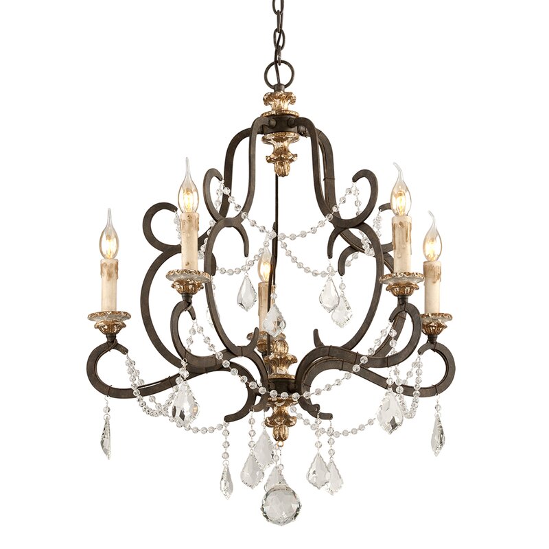 Beaman 5 - Light Dimmable Empire Chandelier