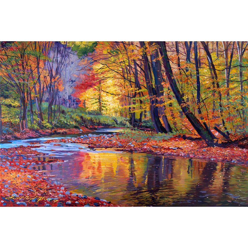 Autumn Prelude by David Lloyd Glover - Wrapped Canvas Print