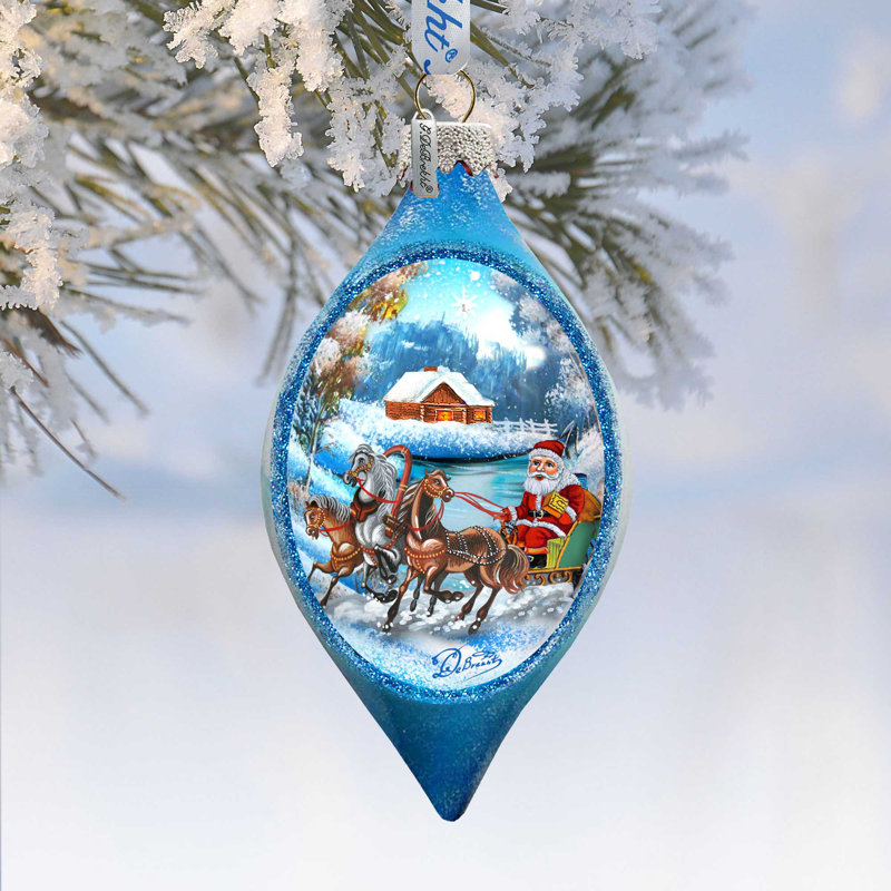 Holiday Splendor Troika Bell Holiday Shaped Ornament