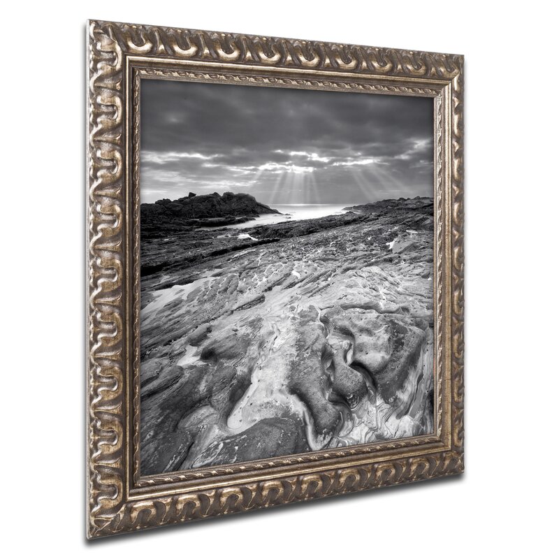 Sunset At Point Lobos by Moises Levy - Picture Frame Photograph on Canvas