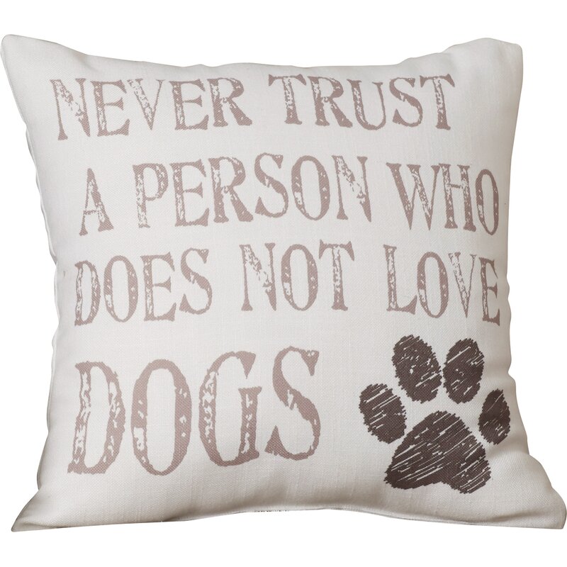 Kaelan Dog Lover Throw Pillow