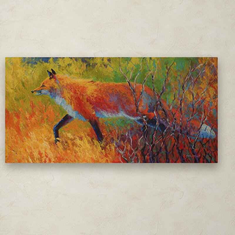 Marion Rose Red Fox 1 by Marion Rose - Wrapped Canvas Print