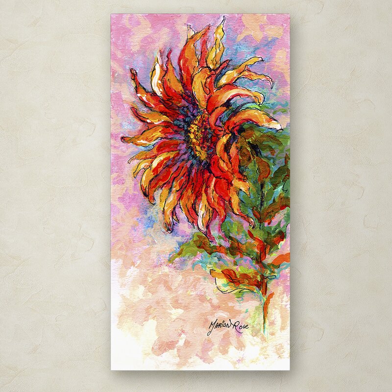 Marion Rose Wcsk Sunflower by Marion Rose - Painting on Canvas