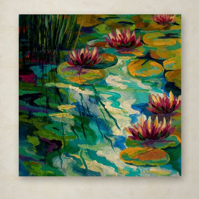 Marion Rose Lily Pads Ii by Marion Rose - Painting on Canvas