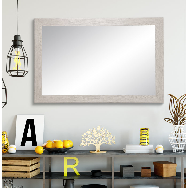 Blum Rectangle Wood Wall Mirror