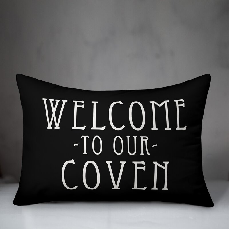 Spurlock Welcome to Our Coven Lumbar Pillow