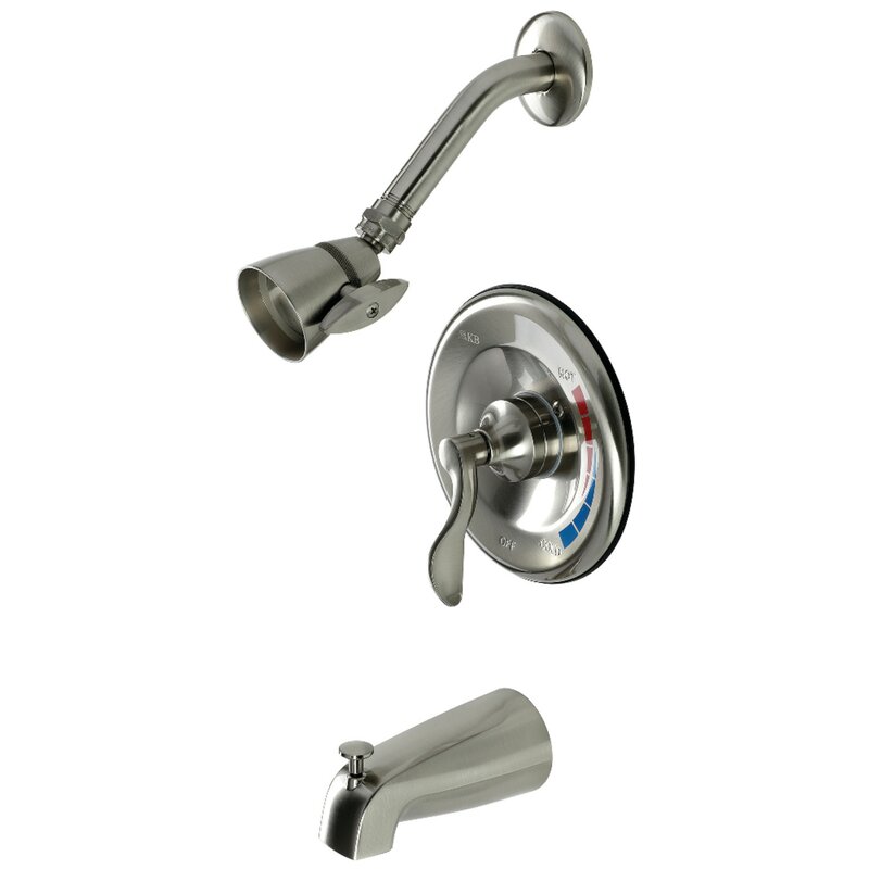 NuWave Tub and Shower Faucet with Rough-in Valve,Trim, and Diverter