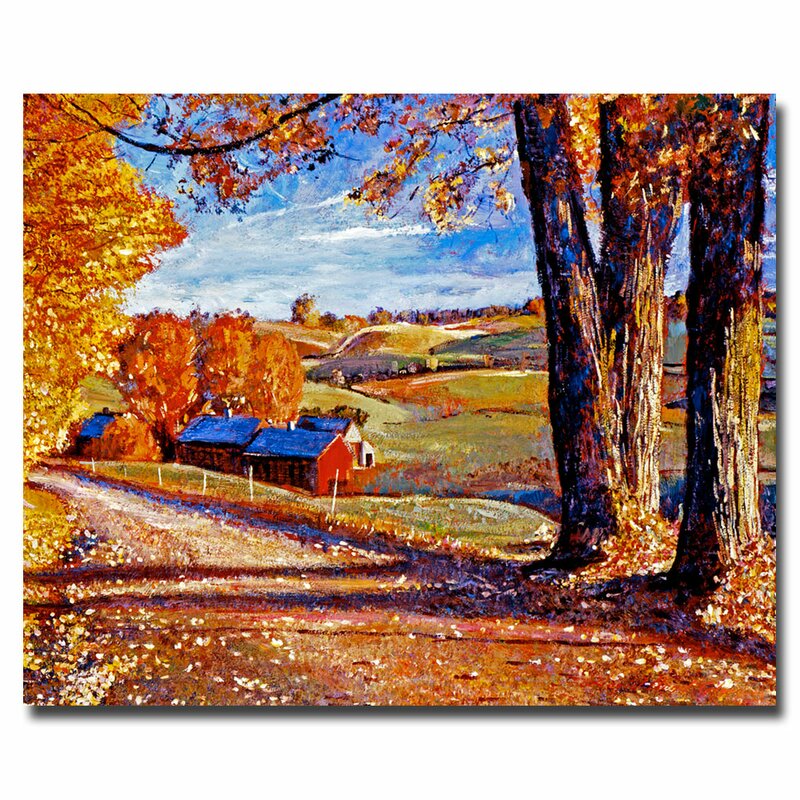 Autumn Evening by David Lloyd Glover - Print on Canvas