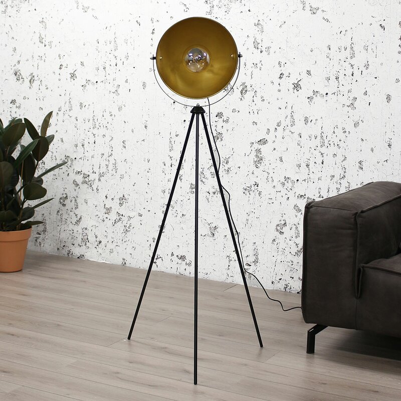 Tripod-Stehlampe EDMORE - Mercury Row