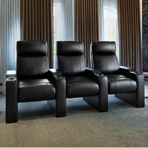 Leather Manual Rocker Recline Home The..