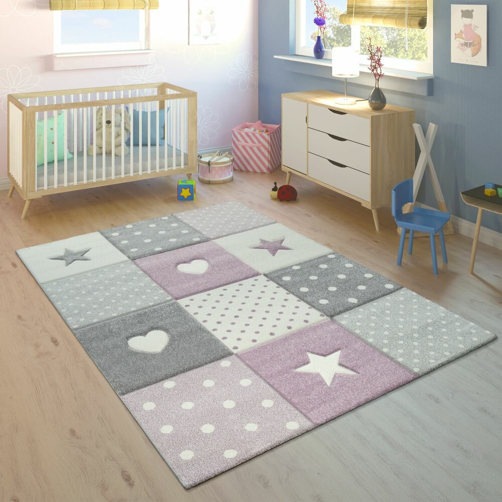 KIDS RUG LITTLE CARPET CHILDRENS RUGS COLLECTION SPRING BEES COLOURFUL PLAY MAT 