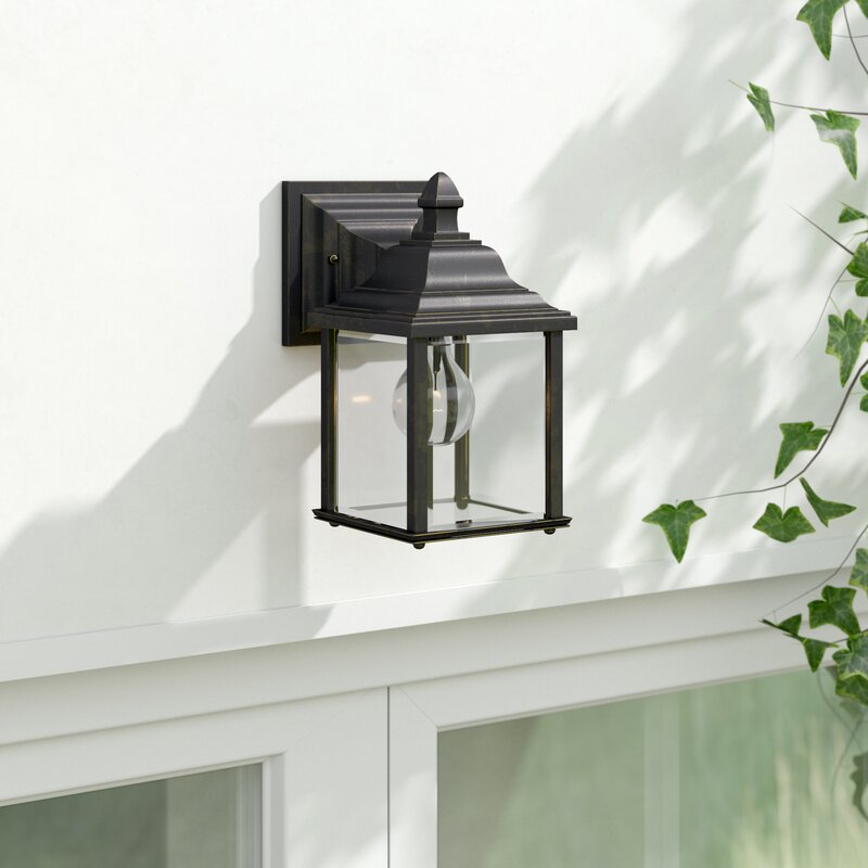 Brambly Cottage Caden Outdoor Wall Lantern Reviews Wayfair Co Uk