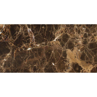 Emperador Spanish 12" x 24" Marble Field Tile by