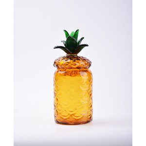 Glass Pineapple Kitchen Canister