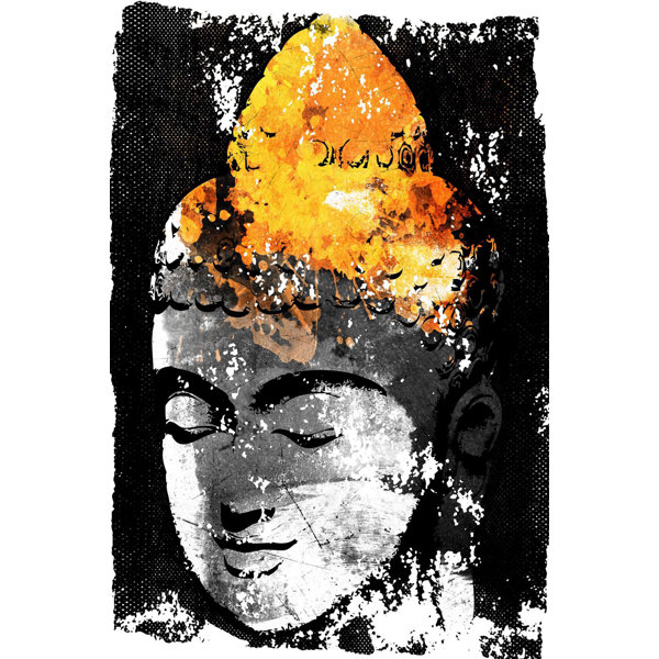 Marmont Hill Buddha Black Gold By Rick Martin Painting Print On