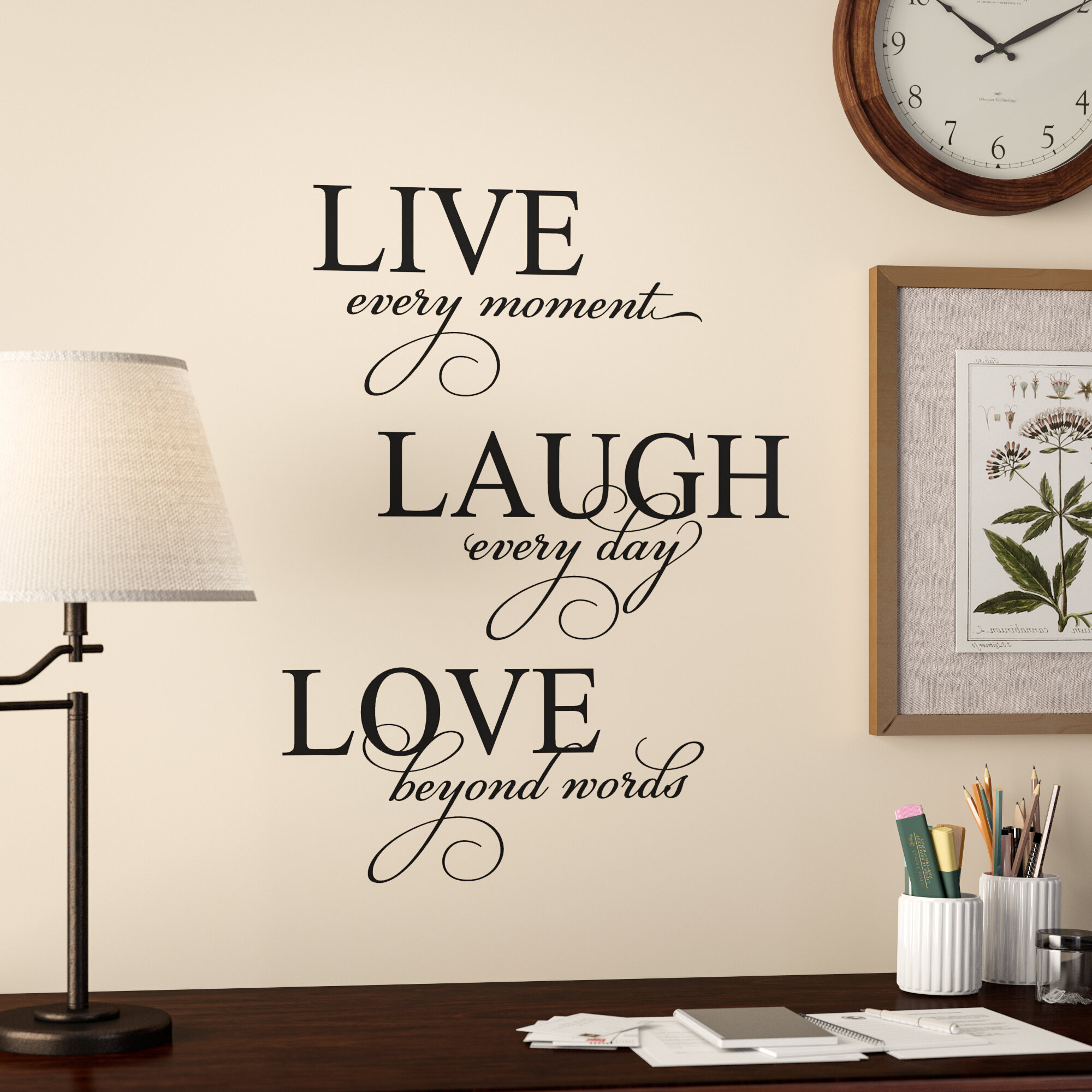 live laugh love wall decor