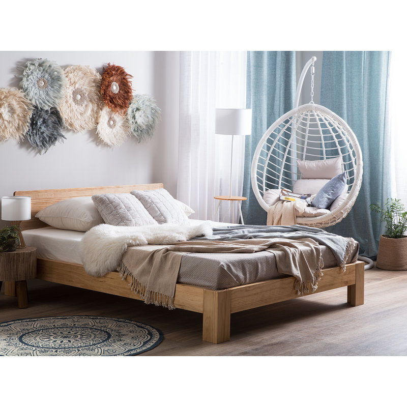 Natur Pur Beklabito European Double (140 x 200cm) Bed ... Find the latest wayfair inc.