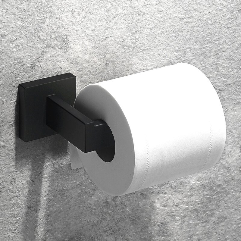 AngleSimple Bathroom Wall Mount Toilet Paper Holder & Reviews | Wayfair