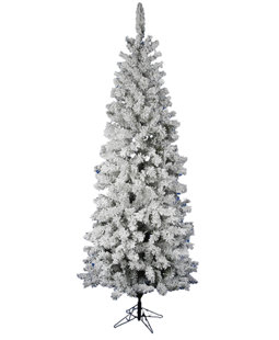 Flock Pacific Pine 75 White Trees Artificial Christmas Tree With Stand Flock Pacific Pine 75 White Trees Artificial Christmas Tree With Stand