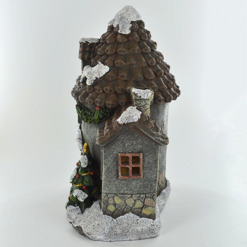 Sol 72 Outdoor Mystical Christmas Cottage Fairy House With Led Light Decoration Wayfair Co Uk