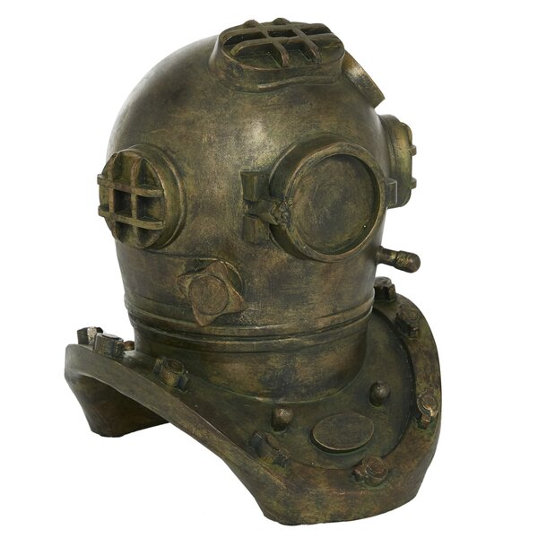 Vintage Solid Brass Nautical Deep Sea Mini Diving Helmet Reproduction Marl IV 6" 