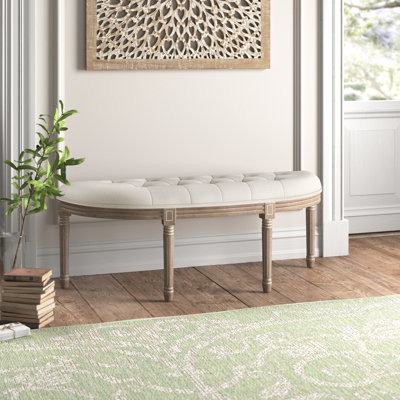 Tanya Linen Upholstered Bench