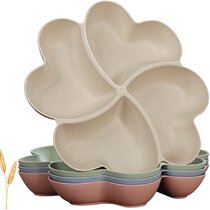 Details about   Heart Shape Snack Plate Small Saucer Mini Ceramics Tray Sauce Dish 4pcs Salad 