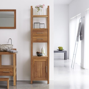 45 x 190 cm Badschrank Galyno von Tikamoon