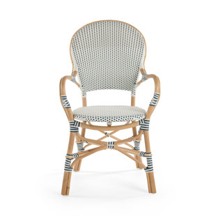 Tawanna Rattan Arm Chair (Set Of 2) by Bayou Breeze New Design